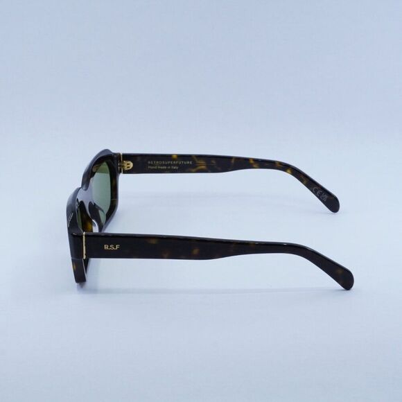 🕶️ New RetroSuperFuture BOLETUS 3627 1KU Sunglasses -Havana Frame, Green Lenses - Picture 9 of 11